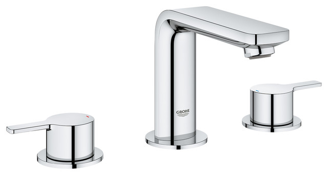 Grohe 20 578 A Lineare 1.2 GPM Deck Mounted M-Size Bathroom Faucet with Pop-Up