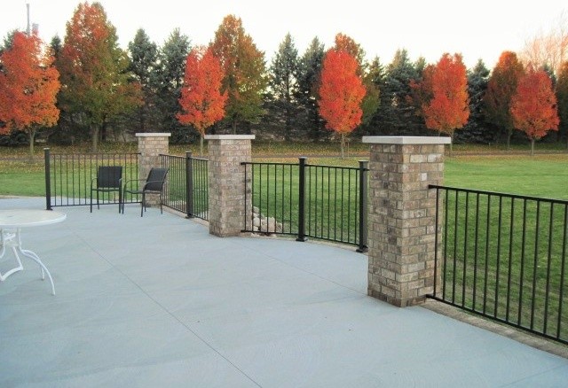 Custom Steel-Cement Raised Deck