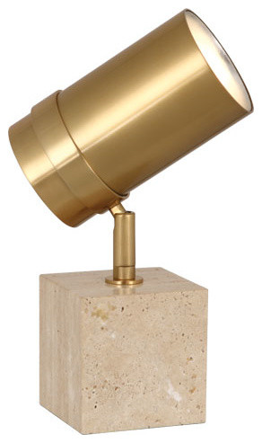 Robert Abbey Jonathan Adler Bristol Spotlight Accent Lamp in Antique Brass
