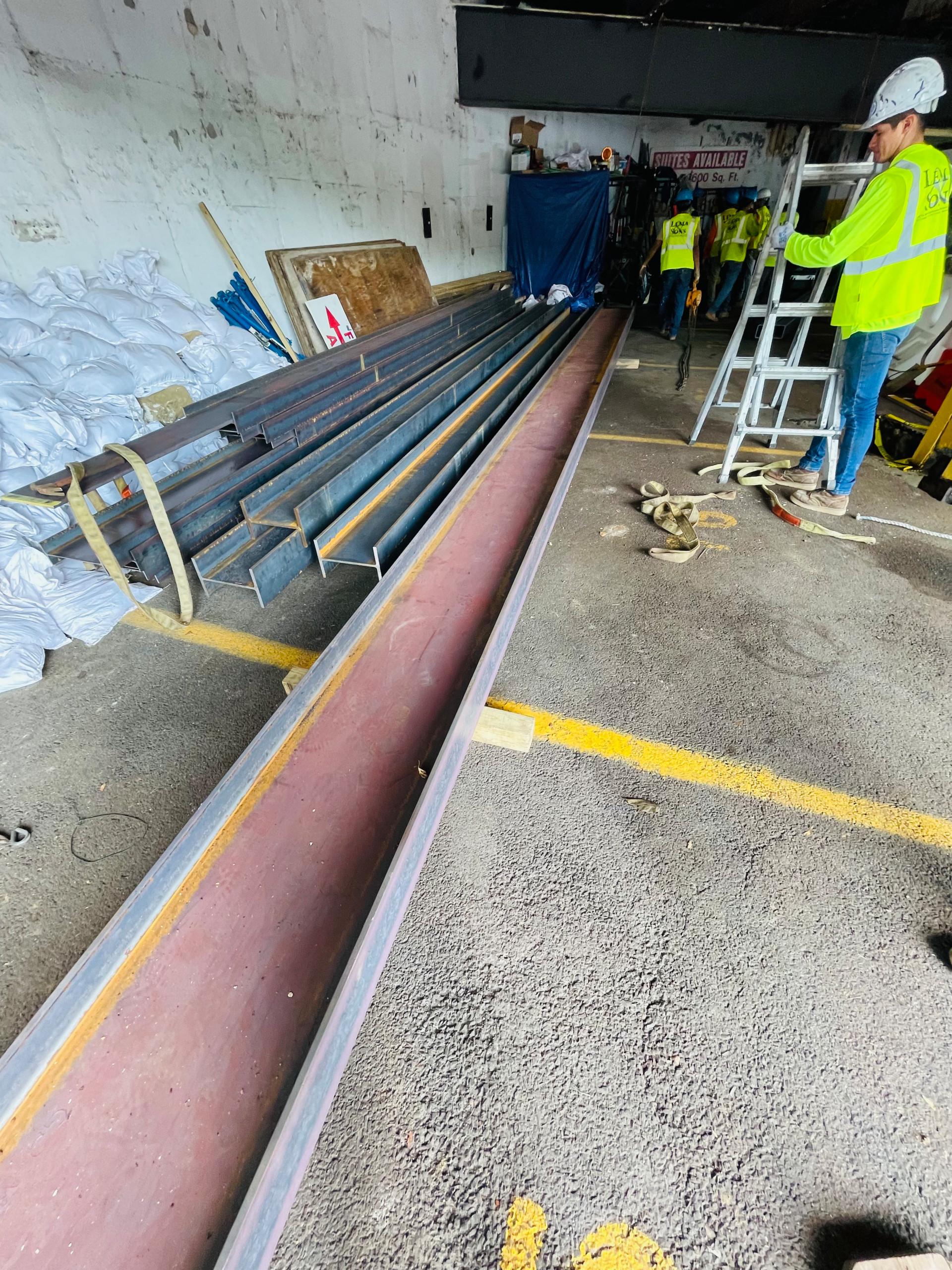 Temporary Parking Structure reinforcement
