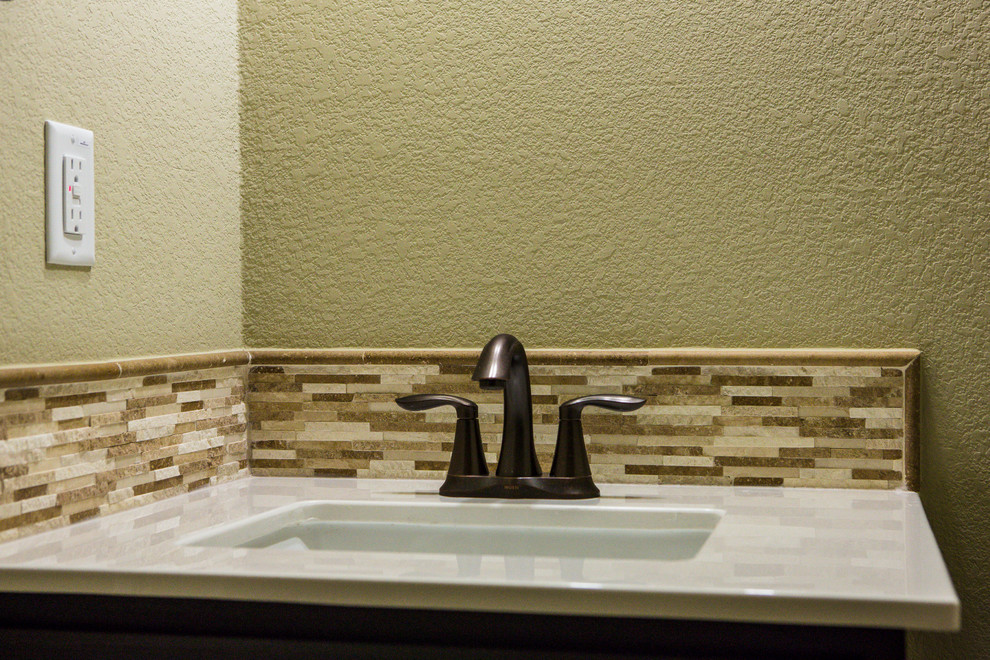 Transitional bathroom photo in Austin