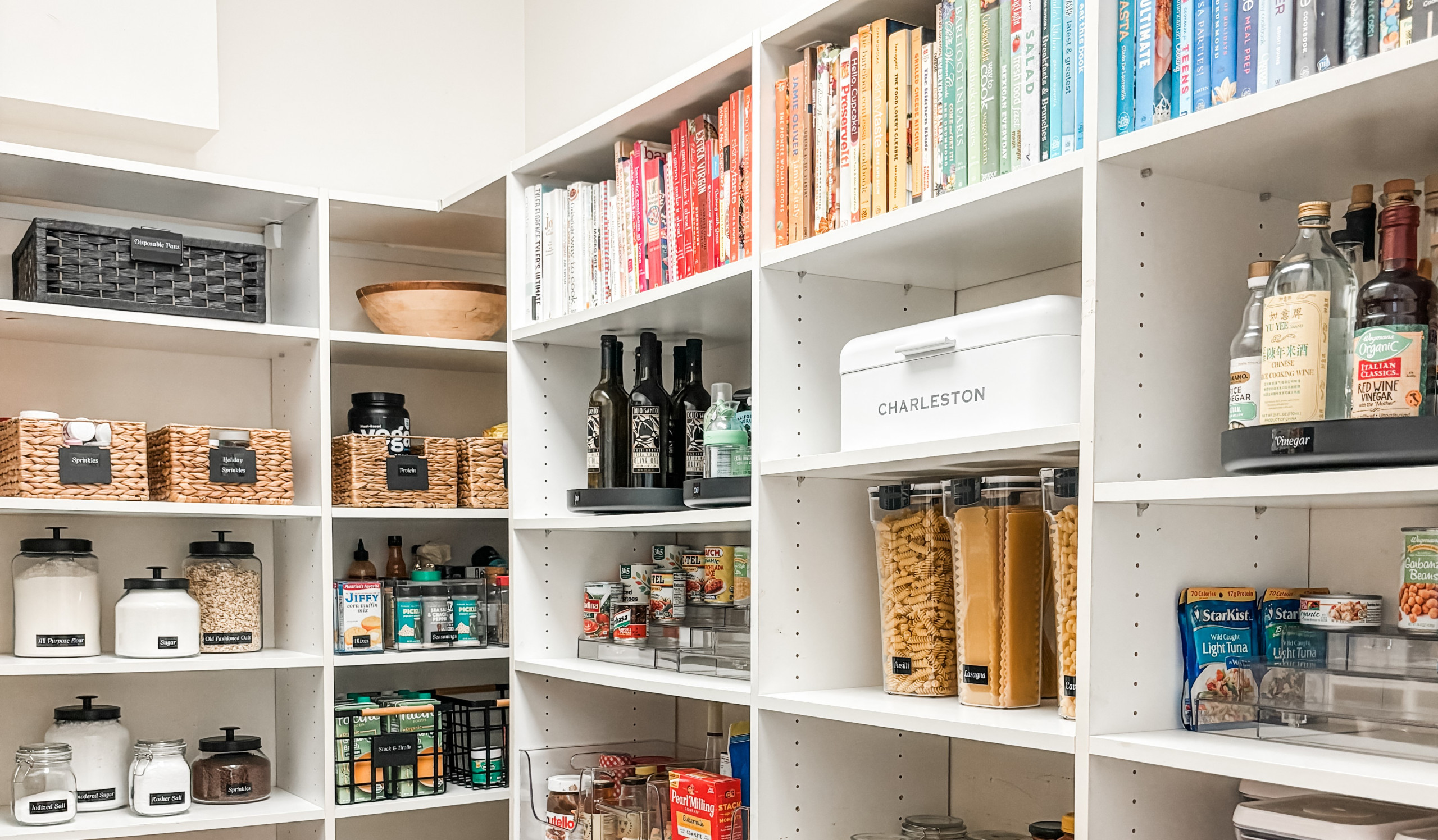 Organized Walk In Pantry