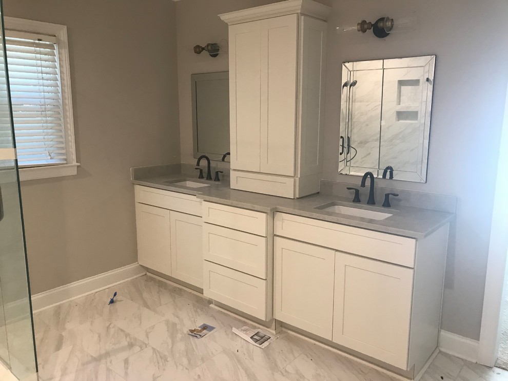 Master bath hand towel holder placement