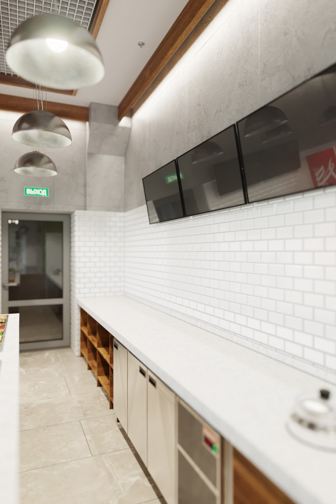 Яркое кафе быстрого питания