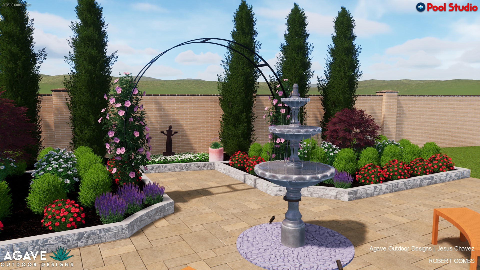 Elegant Landscape & Patio Design in Cypress