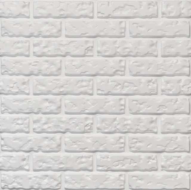 3d Wall Panel Styrofoam Bricks Set Of 6 23 X23