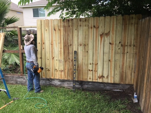 300' Wood Fence Upgrades