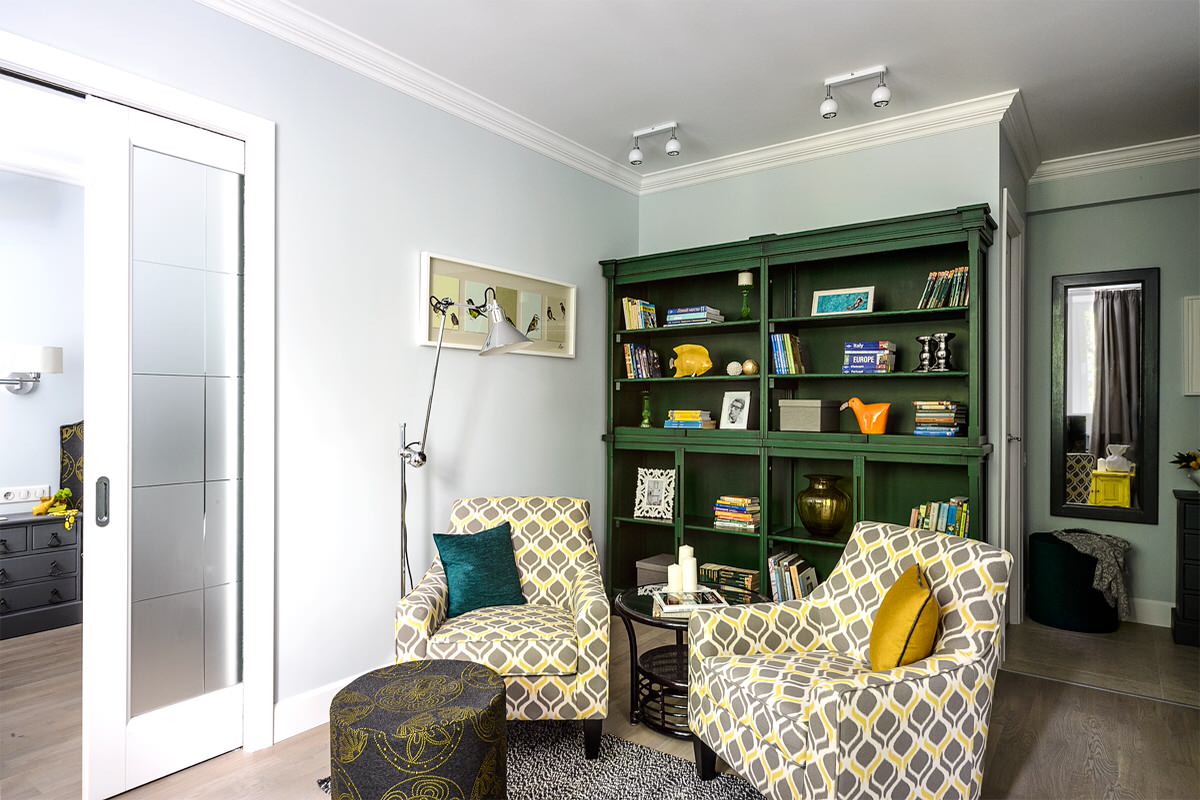 Наши пуфы в интерьере 2