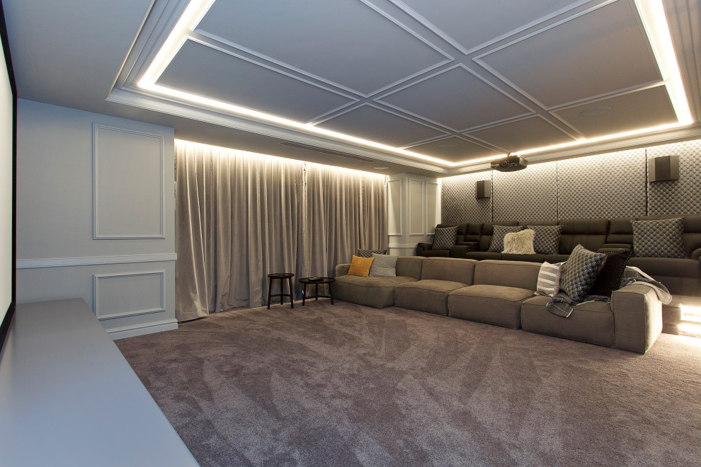 Subtle French Country - Country - Home Theatre - Sydney - by Intrim ...
