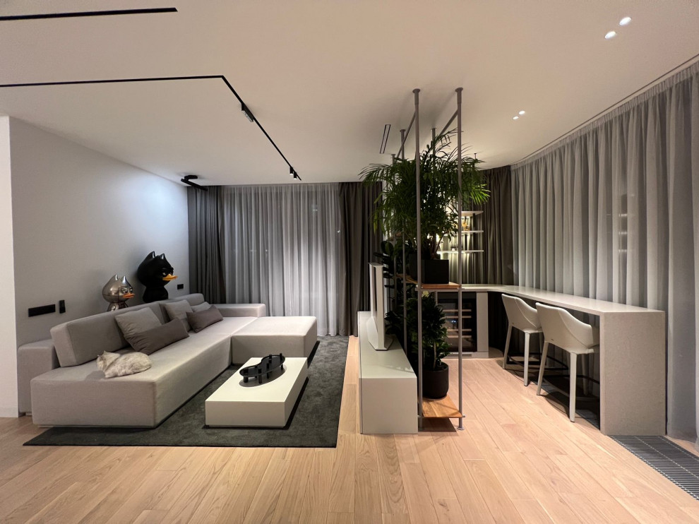 Фотосессия  - двери, мебель и перегородки в московской квартире