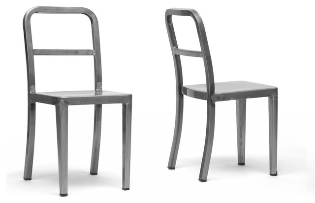 Echo Dining Chair in Gunmetal (Set of 2)
