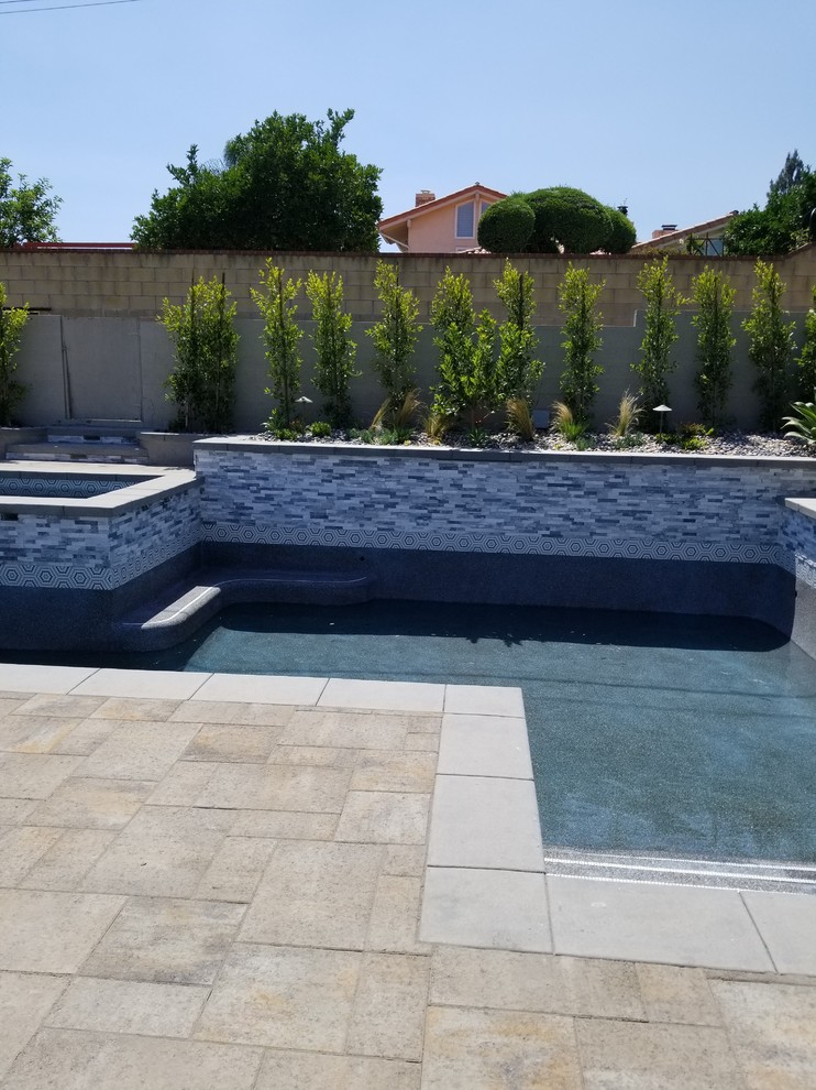 Pool - transitional pool idea in Orange County