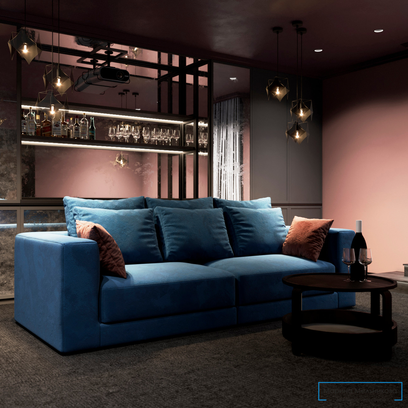 Коттедж 4 этажа