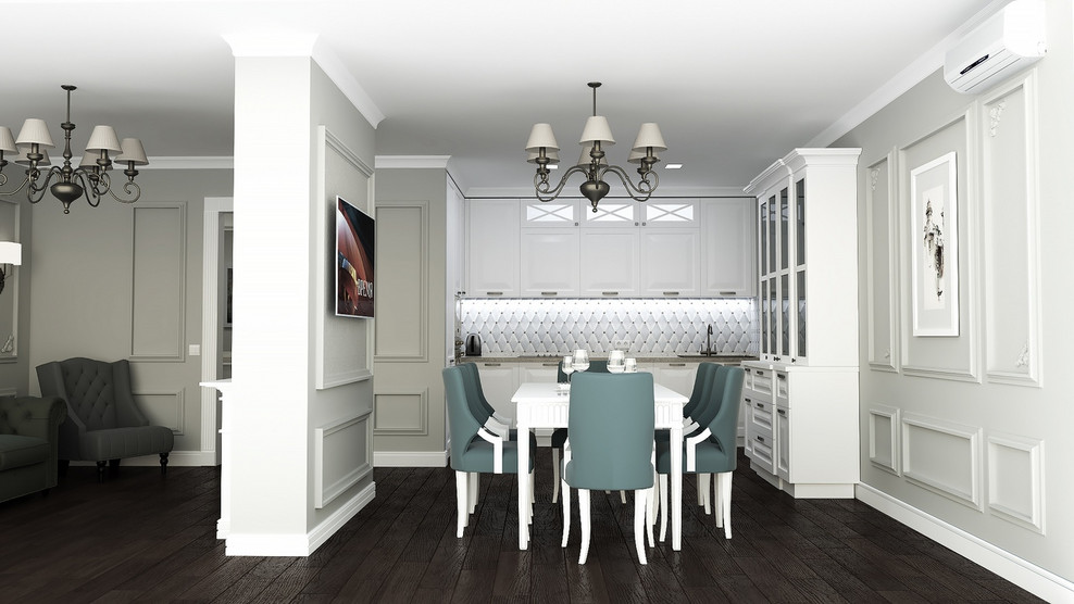 Трехкомнатная квартира мкр.Новин