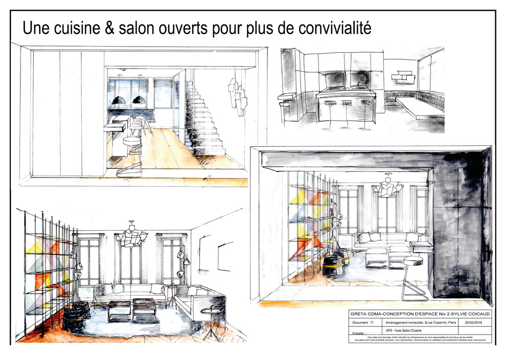 APPARTEMENT TRIPLEX - PAIRS 16ème : Conception, aménagement & décoration