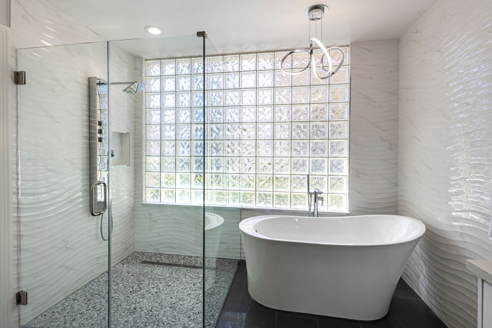 Modern minimalistic remodel - Modern - Bathroom - Las Vegas - by Design ...