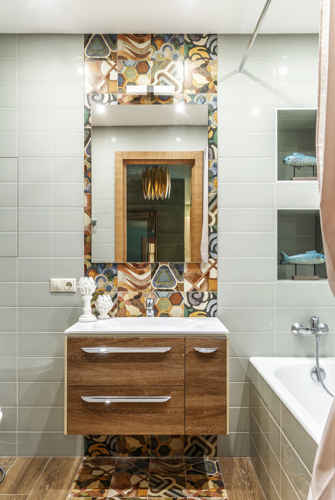 Яркий и смелый интерьер квартиры