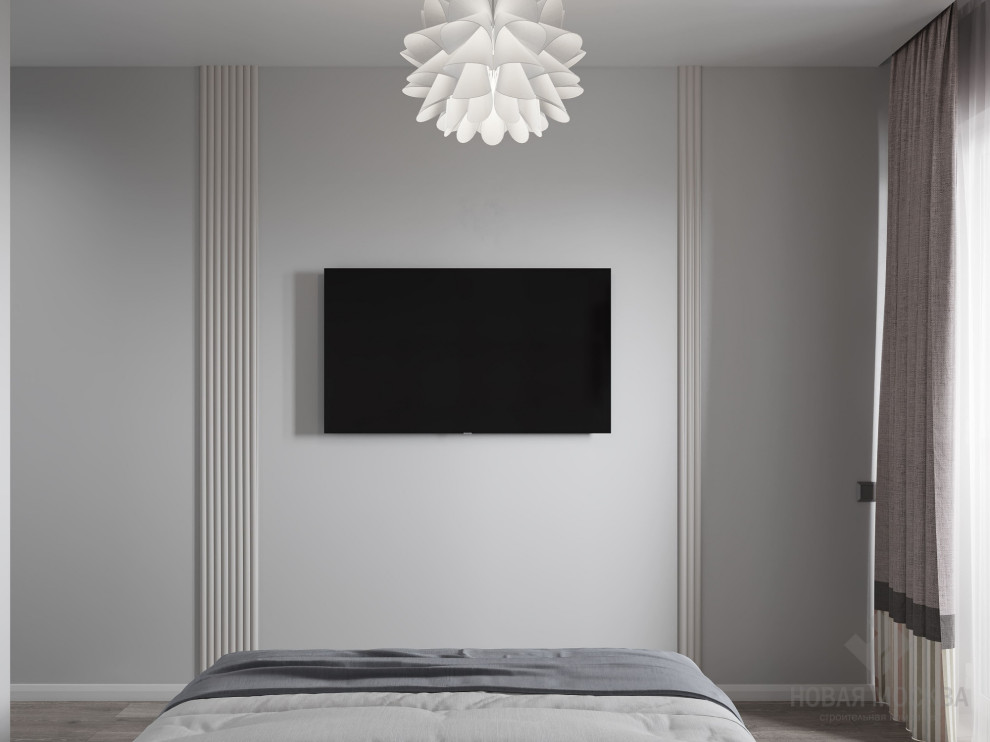 Дизайн-проект трехкомнатной квартиры ЖК "Лучи"