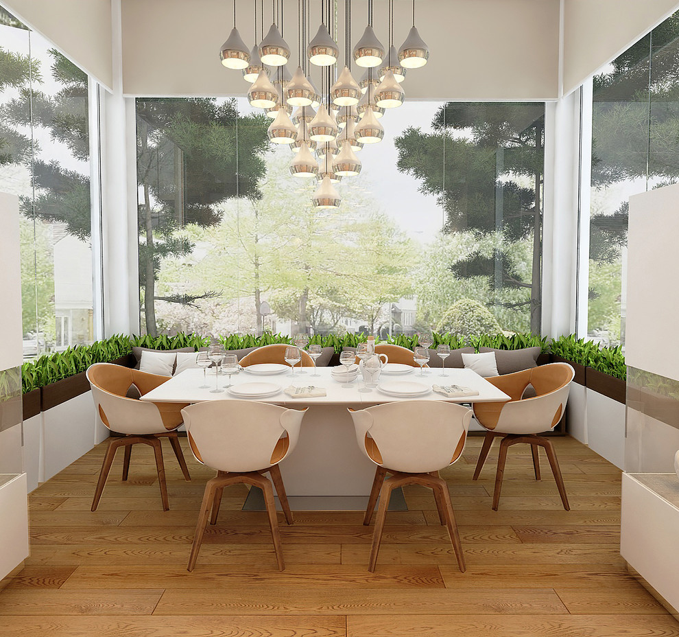 Двухэтажный дом в современном стиле