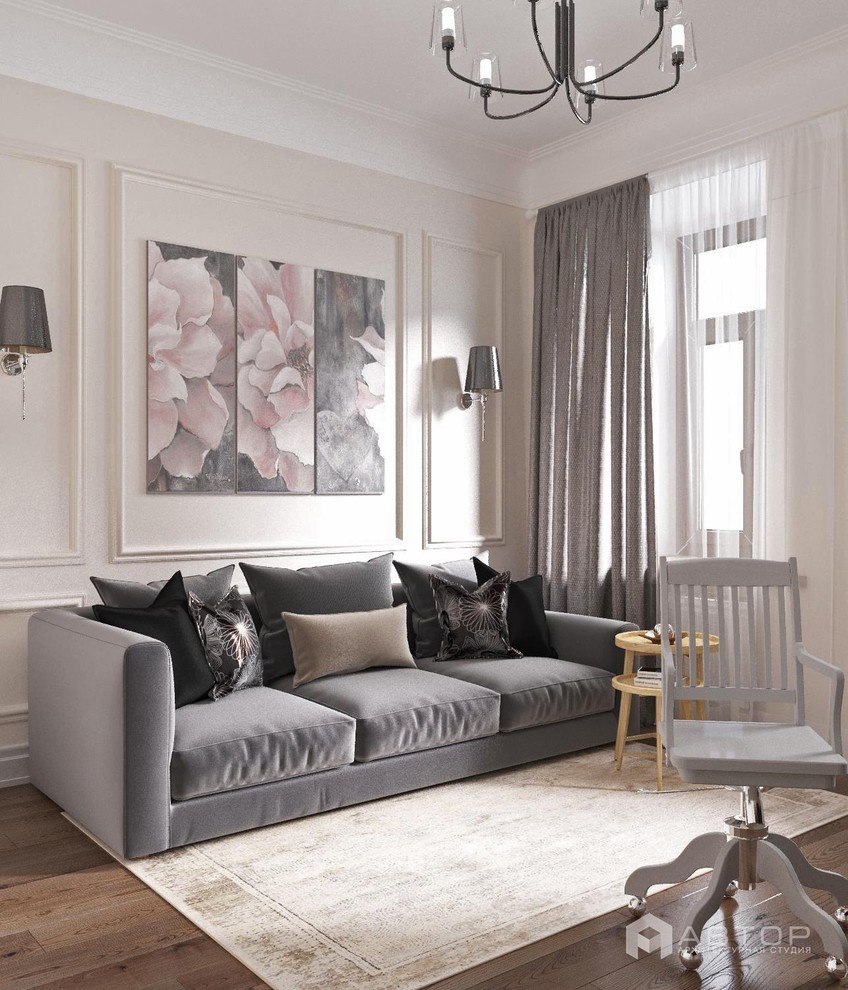 Классика с роялем (квартира в центре Петербурга)