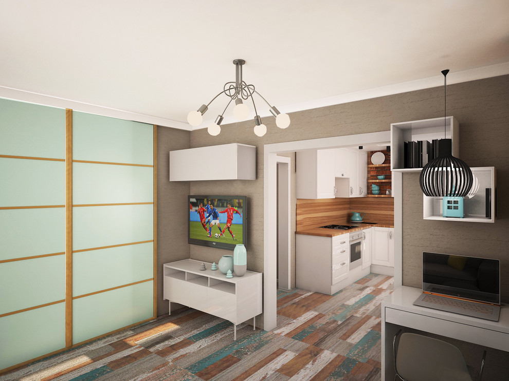 Дизайн проект 3-к квартиры в стиле арт-деко