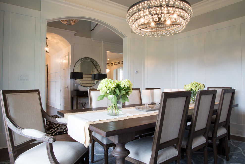 Inspiration for a transitional dining room in Vancouver.