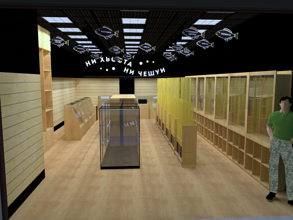 Визуализация.  Магазин  г. Москва, шоссе Новорижское, 1,