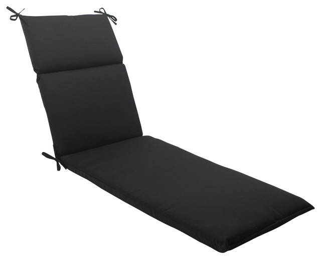 Fresco Chaise Lounge Cushion Transitional Outdoor Cushions And