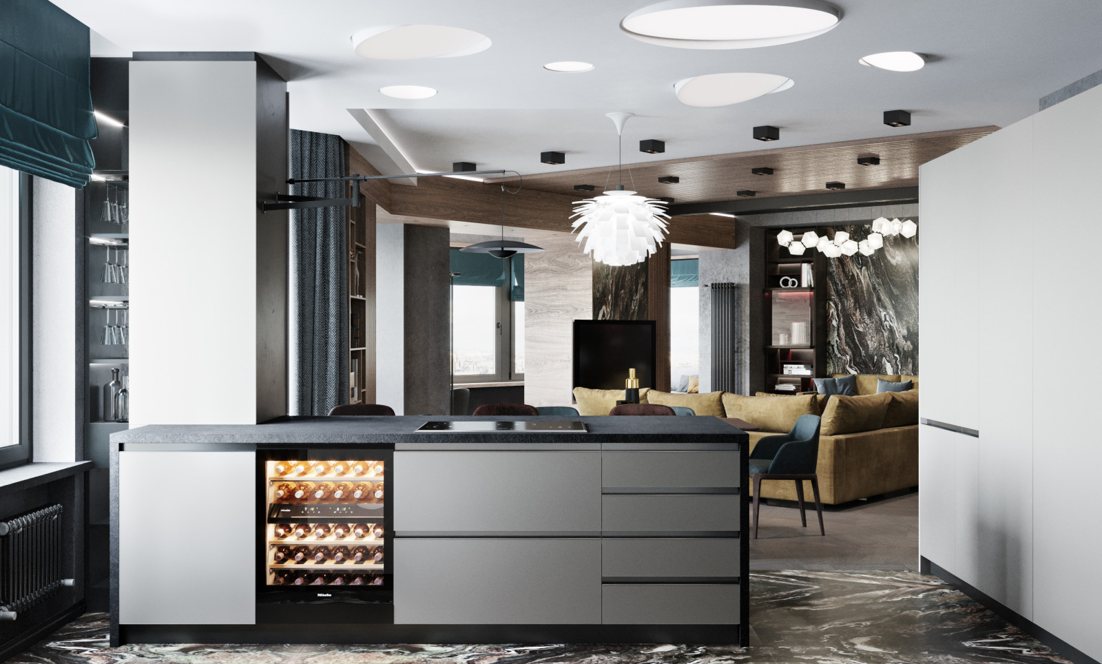 Квартира 160 м² в ЖК «Воскресенская, 4»