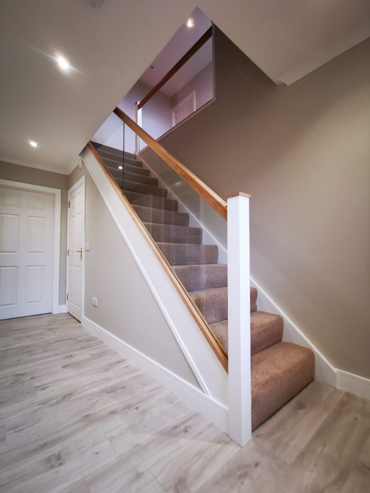 David kitchen, stairs and shelves