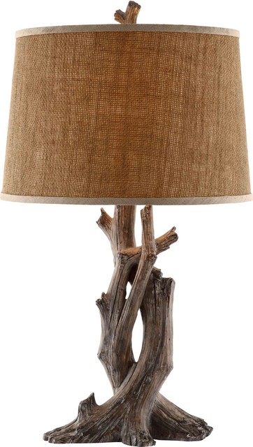 Cusworth Table Lamp, Resin - Rustic 