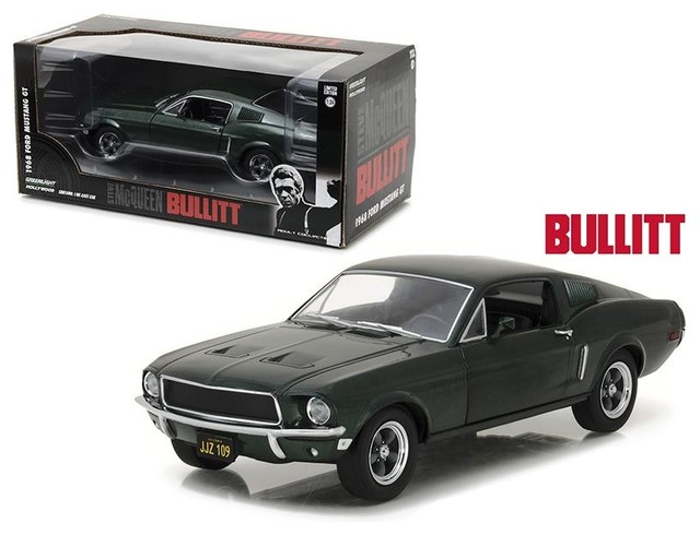 2001 mustang bullitt diecast model
