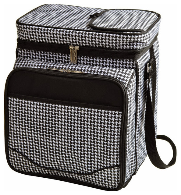 Thermal Shield Picnic Cooler, Houndstooth
