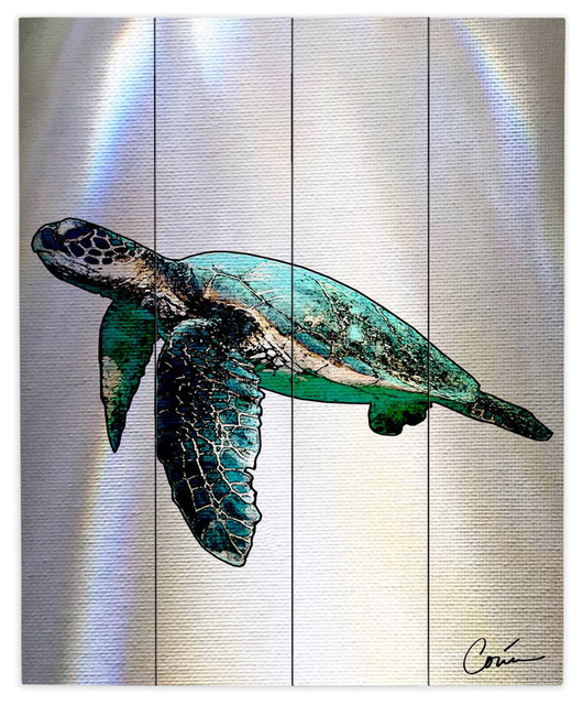 Wood Plank Wall Art dianoche wood plank wall artcorina bakke - sea turtle ii Wood Plank Wall Art dianoche wood plank wall artcorina bakke - sea turtle ii