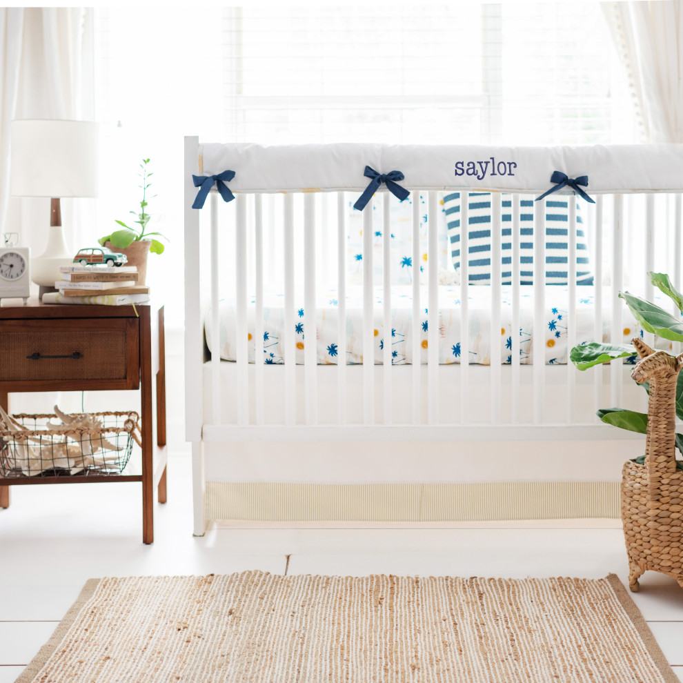 This is an example of a beach style nursery for boys in Jacksonville.