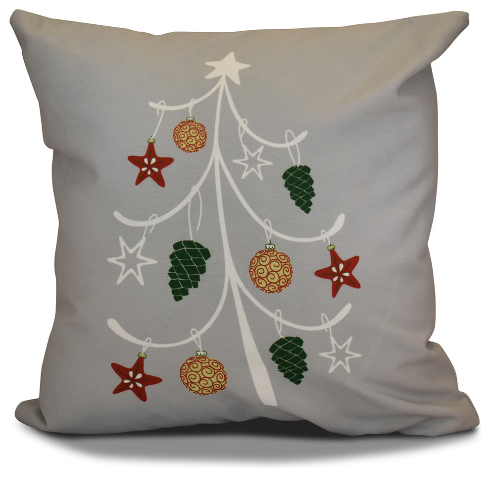 Decorative Outdoor Holiday Pillow Contemporary Outdoor Cushions And