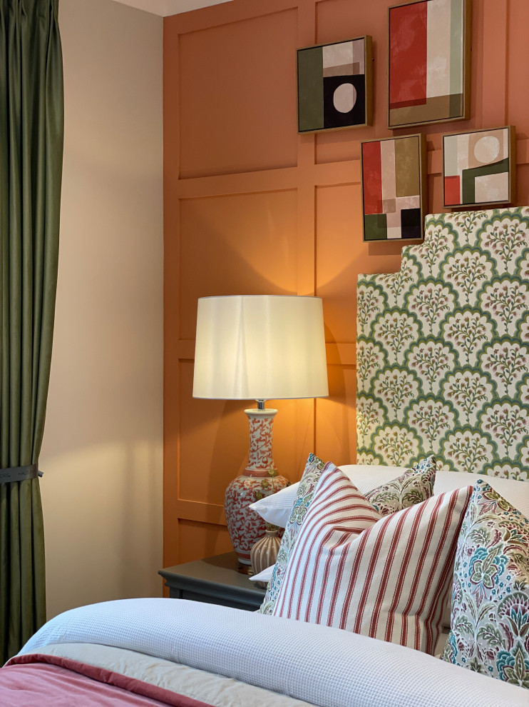 Family home design bursting with colour - Farmhouse - Bedroom - Other ...
