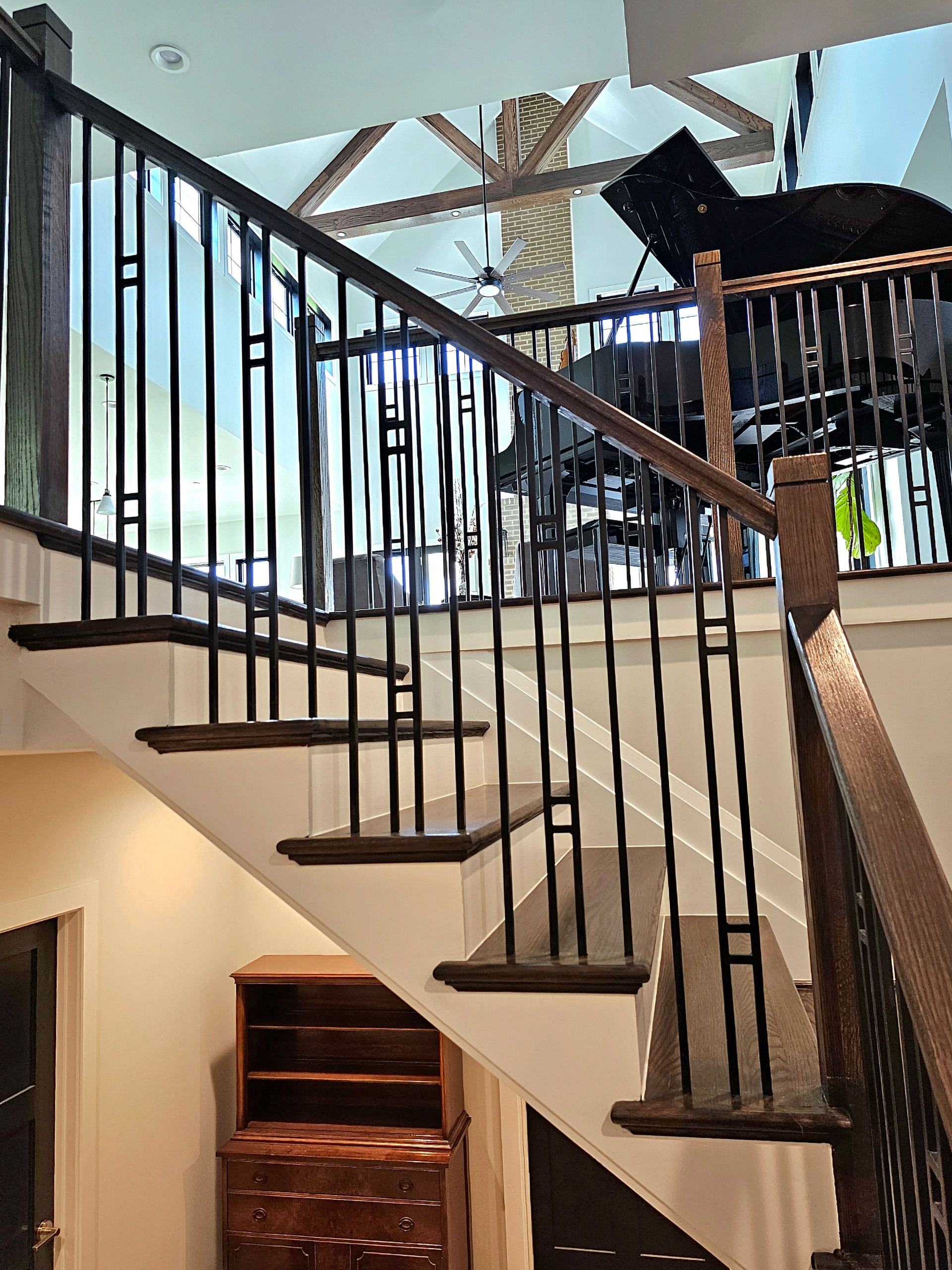 109_Impressive Floating Staircase in Countryside Retreat, Upper Marlboro, MD