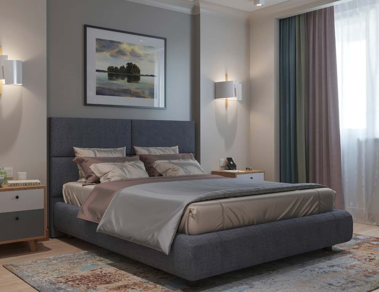 Мидсенчури по-московски. 3-х комнатная квартира 75 кв.м. на Юго-Западе