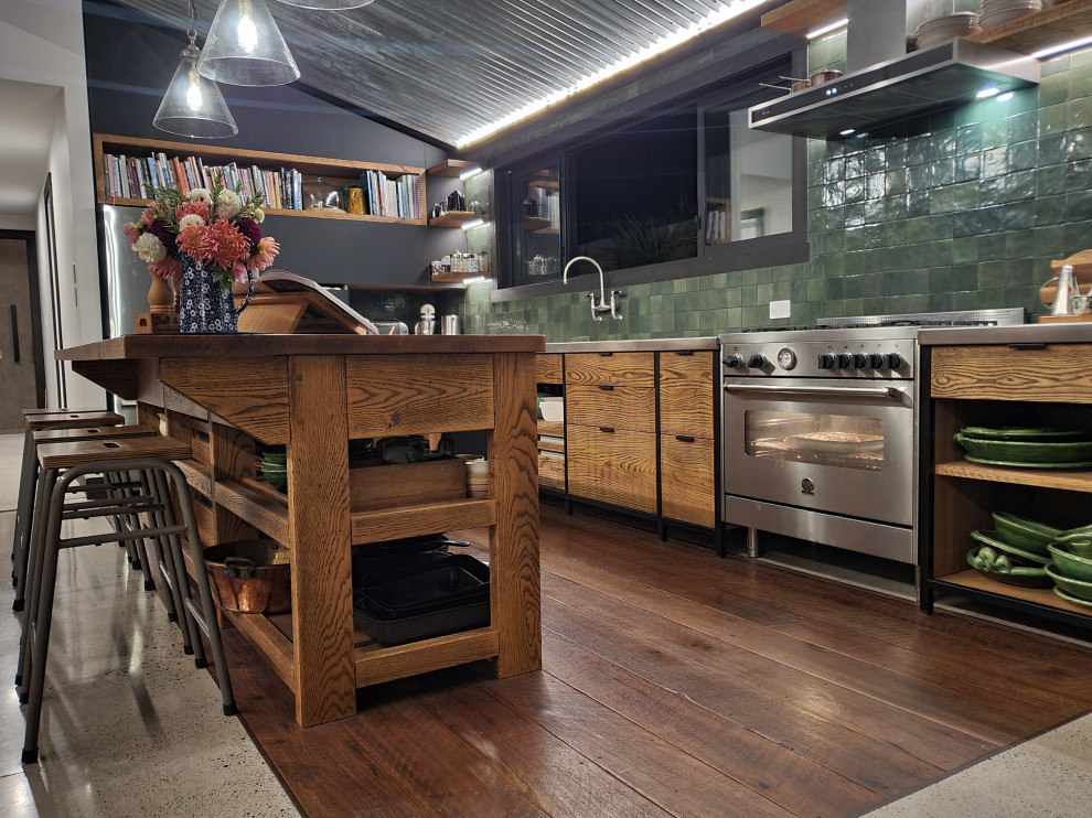 Rustic Industrial Kitchen & Bathroom Renovation