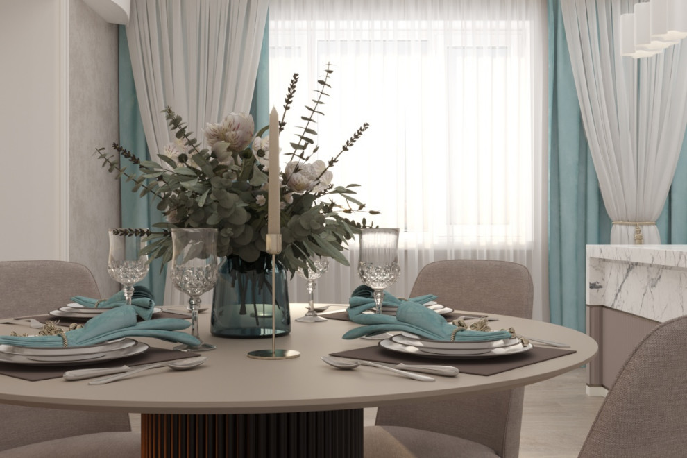 Кухня гостиная