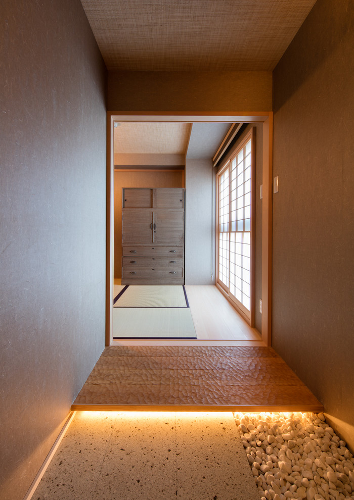 Photo of an asian hallway in Yokohama.