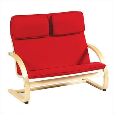 Guidecraft Red Kiddie Couch