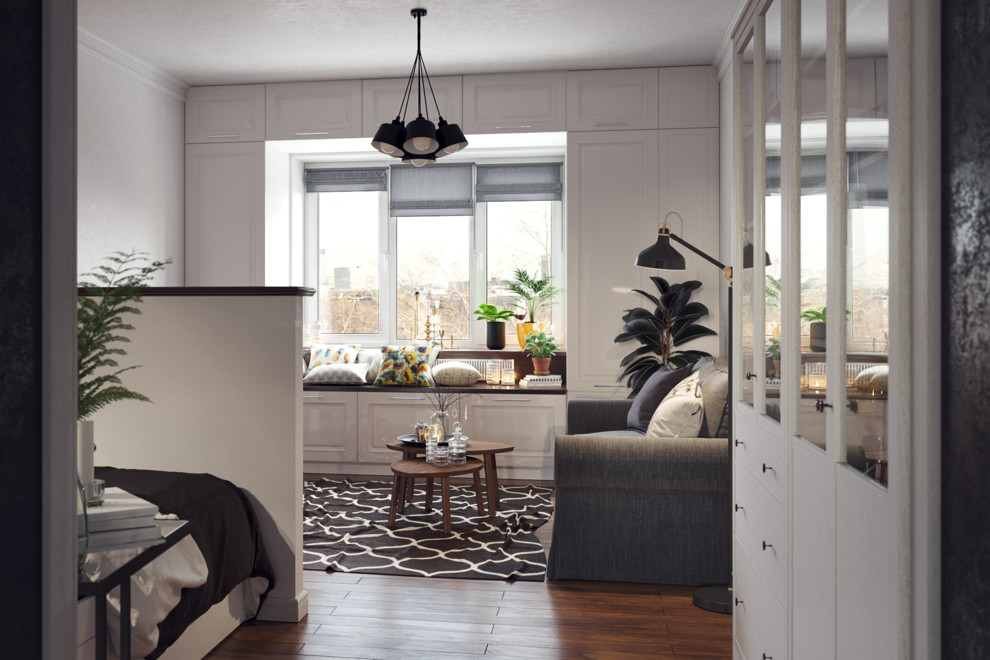 1ком кв в скандинавском стиле для молодого юноши