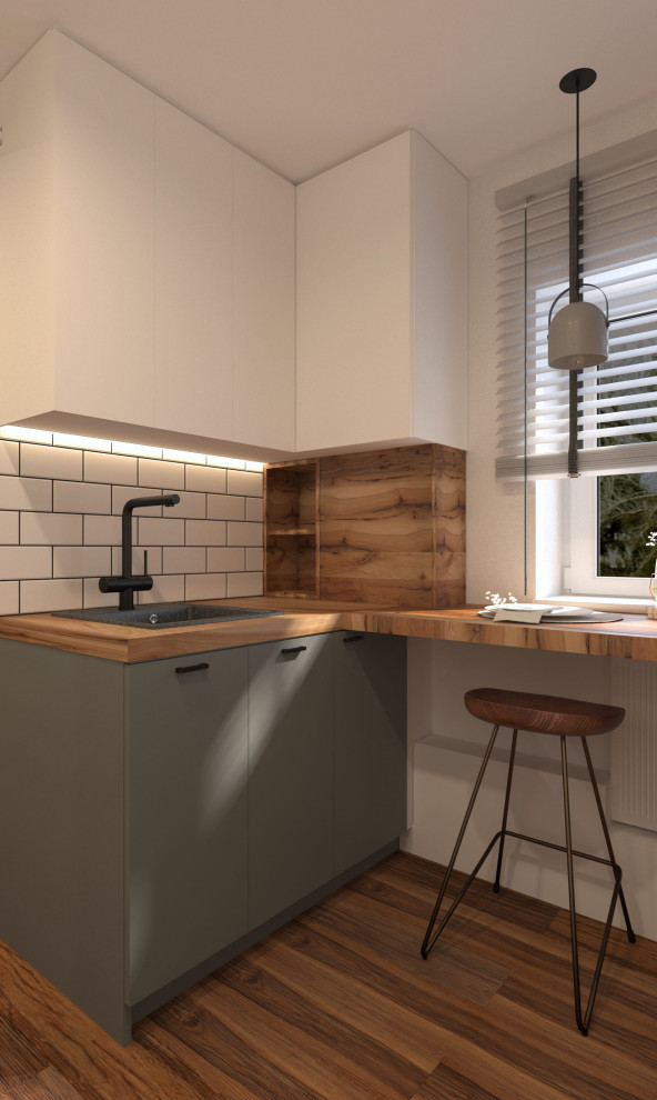 Маленькая однушка в старом фонде  "ДО и ПОСЛЕ"