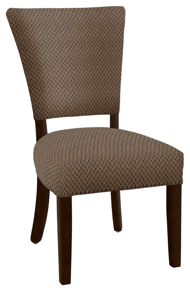 Hekman Woodmark Charlotte Dining Chair, Dark Green Transitional
