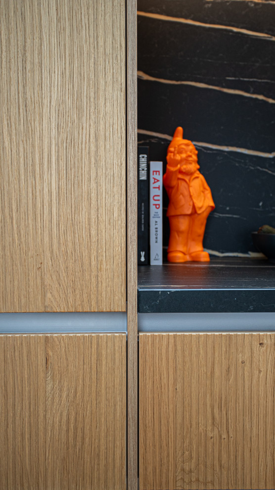 Oak and Drama Kitchen Renovation