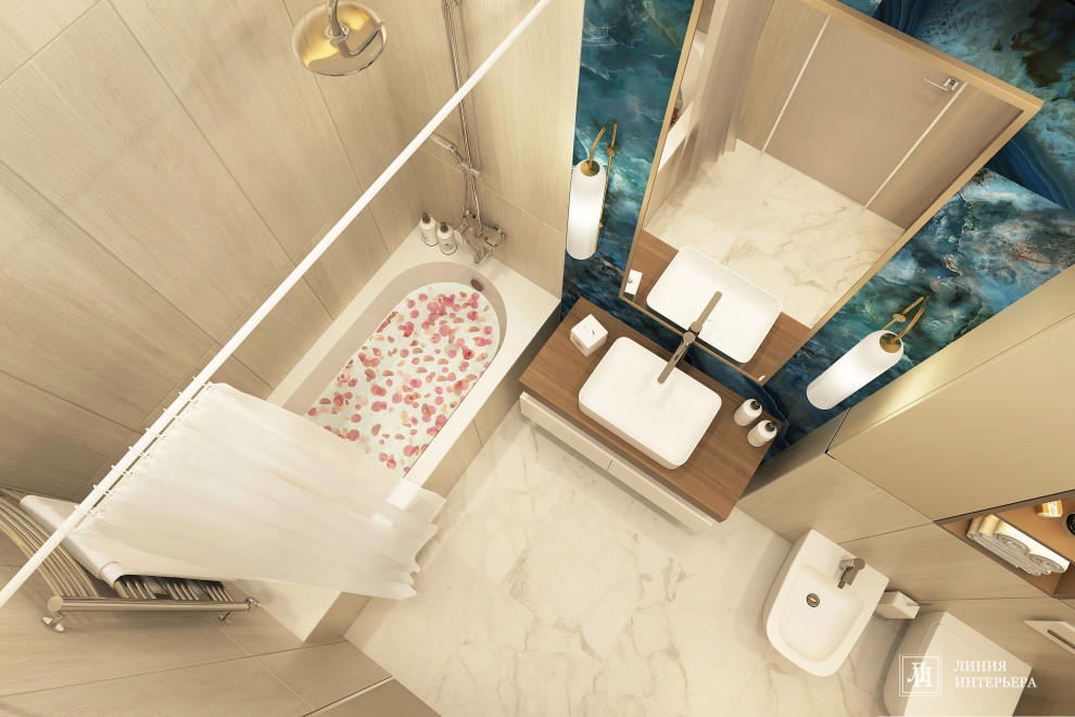 Дизайн интерьера 3-х комнатной квартиры в ЖК Триколор