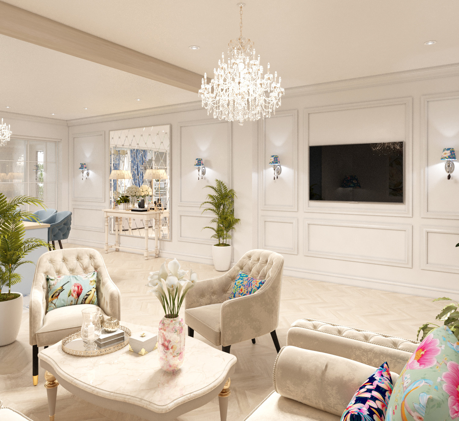 Interior Design in provice style