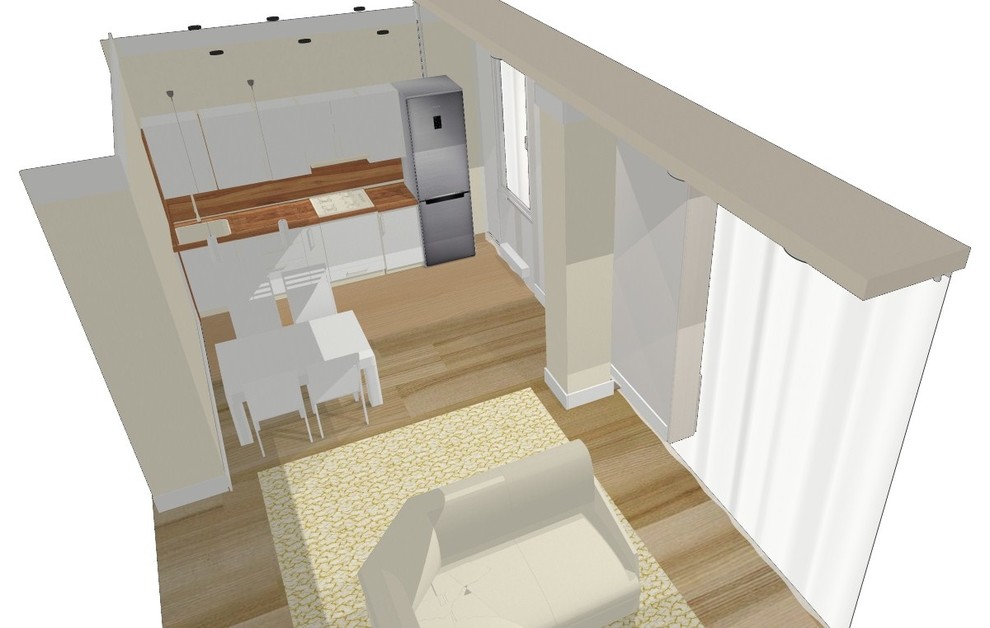 Квартира-студия - минимализм